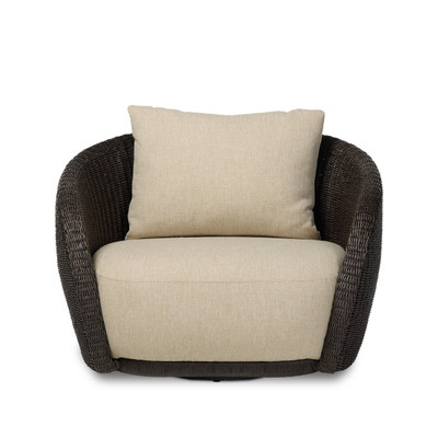Four Hands Cyra Outdoor Swivel Chair - Alessi Buff