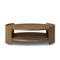 Four Hands Damari Round Coffee Table - Medium Brown Limba