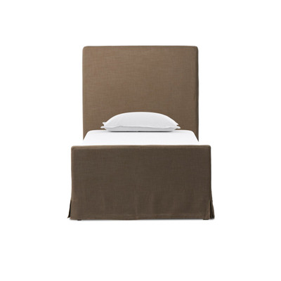 Four Hands Daphne Slipcover Bed - Savoy Coffee - Twin