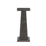 Four Hands Ellric Pedestal 30" - Grey Italian Marble