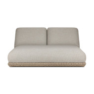 Four Hands Evander Outdoor Double Chaise - Ramiro Ecru