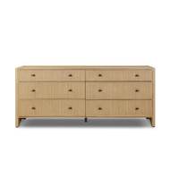 Four Hands Hazel 6 Drawer Dresser - Light Wash Oak
