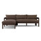 Four Hands Jackson Outdoor 2PC Sectional - LAF Chaise - Ellor Brown
