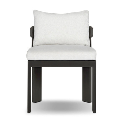 Four Hands Jackson Outdoor Armless Metal Dining Chair - Alessi Linen