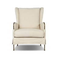 Four Hands Jenaya Chair - Bergamo Parchment