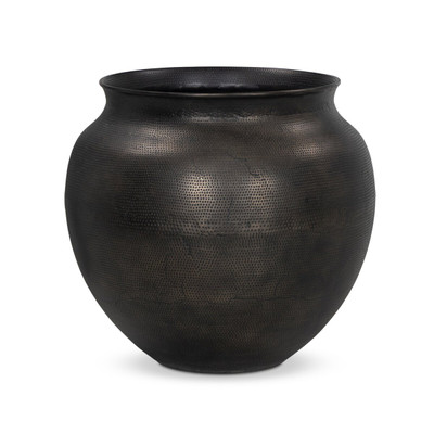 Four Hands Kavya Large Planter - Hammered Antique Bronze