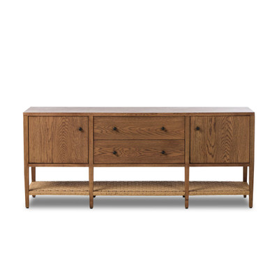 Four Hands Kenzo Media Console - Natural Paper Cord