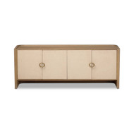 Four Hands Kiran Media Console - Beige Painted Linen