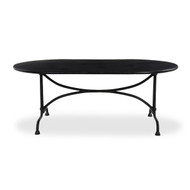 Four Hands Lenoir Outdoor Dining Table - 76" - Distressed Bronze