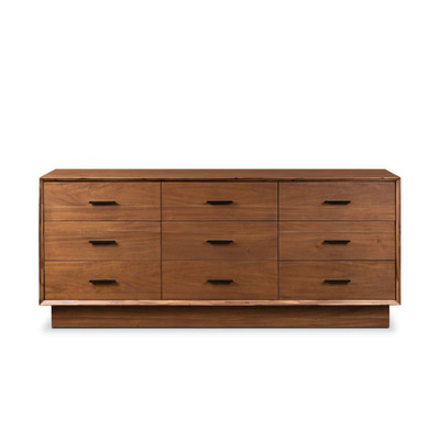 Four Hands Lilas 9 Drawer Dresser - Saddle Tan Veneer