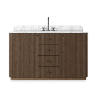 Four Hands Malden Single Wide Vanity - Satin Espresso Oak