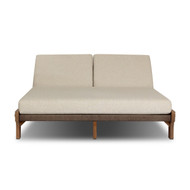 Four Hands Moxie Outdoor Double Chaise - Ellor Beige