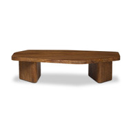 Four Hands Nella Coffee Table - Carved Warm Mango