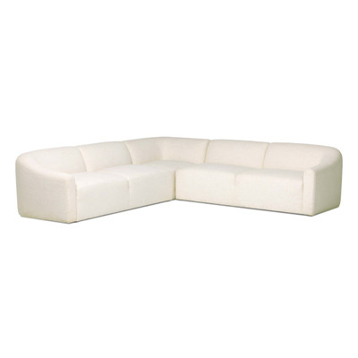 Four Hands Nellie 3PC Sectional - Crypton Nomad Snow