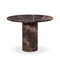 Four Hands Oranda Round Dining Table 42" - Merlot Marble