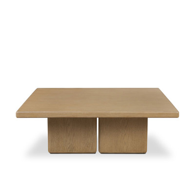 Four Hands Pecos Coffee Table - Light Wash Oak