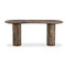 Four Hands Ponce Desk - Rocky Brown Marble