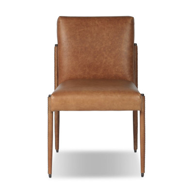 Four Hands Quill Dining Chair - Chaps Saddle