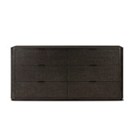 Four Hands Stenson 6 Drawer Dresser - Dark Tamo Ash Veneer
