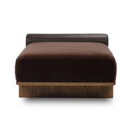 Four Hands Teia Chaise - Monte Chocolate