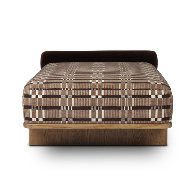 Four Hands Teia Chaise - Sandhill Cocoa