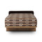 Four Hands Teia Chaise - Sandhill Cocoa
