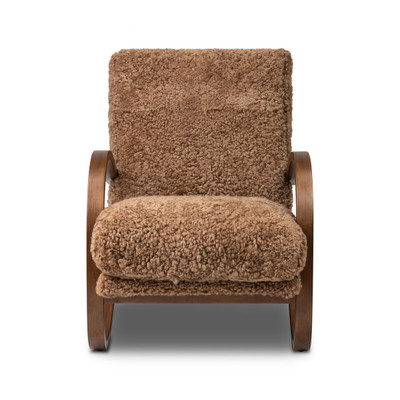Four Hands Tobin Chair - Amber Shearling