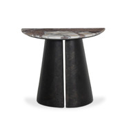 Four Hands Valentina End Table - Textured Smoke and Russet