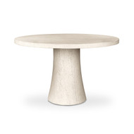 Four Hands Varda Outdoor Dining Table 48" - Coarse Ivory Concrete
