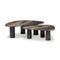 Four Hands Zion Coffee Table Set - Rocky Brown Marble