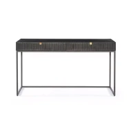 Four Hands Kelby Writing Desk - Carved Vintage Brown
