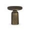 Four Hands Odessa End Table - Textured Aged Brass