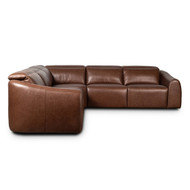 Four Hands Alondra Power Recliner 3PC Sectional - 116' - Crypton Nomad Snow
