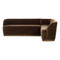 Four Hands Dorset Banquette L Shape 114.5" - Surrey Mink