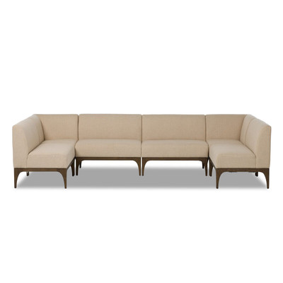 Four Hands Ellington Dining Banquette L Shape 115.5 - Irving Flax