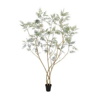 Four Hands Evara End Table - Natural White Neem