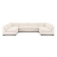 Four Hands Grant 3 PC Sectional W/ Arms - 114" - Crypton Nomad Snow