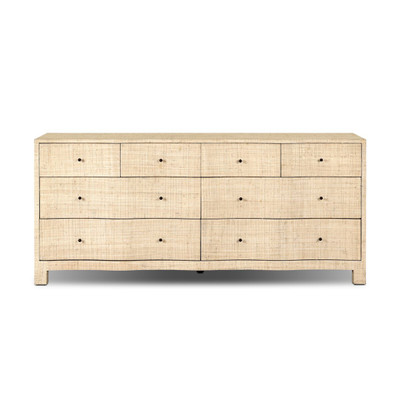 Four Hands Hepburn Wide Cabinet - Drifted Smoked Oak