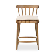 Four Hands Katrine Dining Chair - Beige Shorn Shearling - One Size