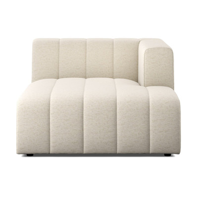 Four Hands Langham Channeled LAF Chaise PC - Crypton Nomad Snow