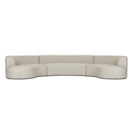 Four Hands Ona Nightstand - Smoked Black Mindi