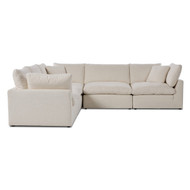 Four Hands Stevie 3PC Sectional - 125" - Crypton Nomad Snow