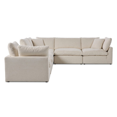 Four Hands Stevie 3PC Sectional w/Ottoman - Crypton Nomad Snow