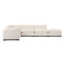 Four Hands Westwood 4 Pc LAF Sectional w/ Ottoman - Crypton Nomad Snow
