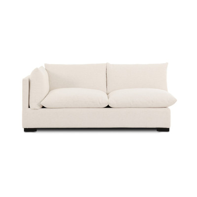 Four Hands Westwood Double Chaise Sectional - 87" - Crypton Nomad Snow