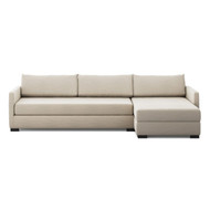 Four Hands Wickham 2PC RAF Sec w/ Storage Chaise - Surrey Cocoa
