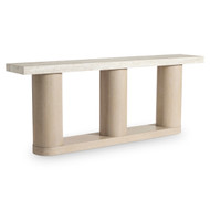 Bernhardt Asana Faux Stone Console Table