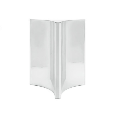 Bernhardt Abbott Round Dining Table in Polished Stainless Steel - Base