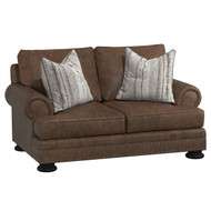 Bernhardt Foster Leather Loveseat