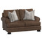 Bernhardt Foster Leather Loveseat